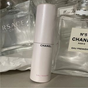 Chanel Chance Travel Bottle + Chanel#5 3.4 0z + Versace 6.7oz & more all empty